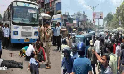 Dehradun accident news today: dehradun bus accident today city bus 6 injured lalpur Patel nagar road: