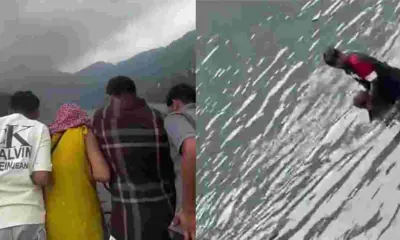 Uttarakhand news hindi:In Nainital Uttarakhand Nepali Worker Jumps into Naini Lake Ayush Bhandari Saves