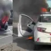 Uttarakhand breaking news: Car and Bike Collide in Nanakmatta, Car Catches Fire accident sitarganj