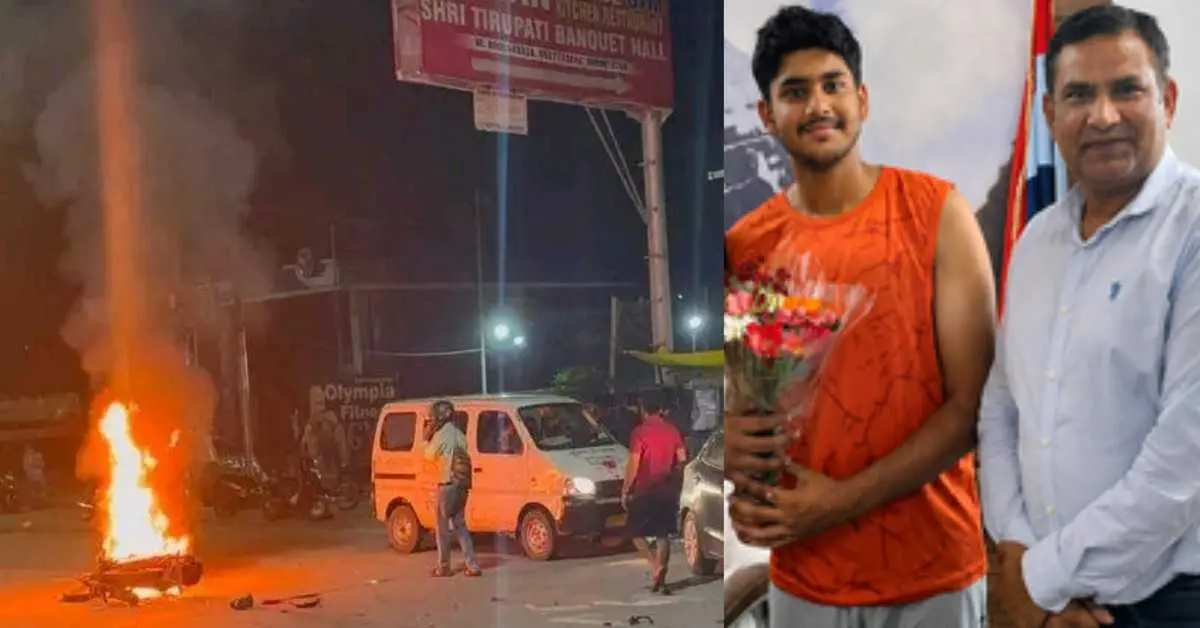 Haldwani bike Accident today: truck bike Accident 11th class student siddarth died lalkuan road news