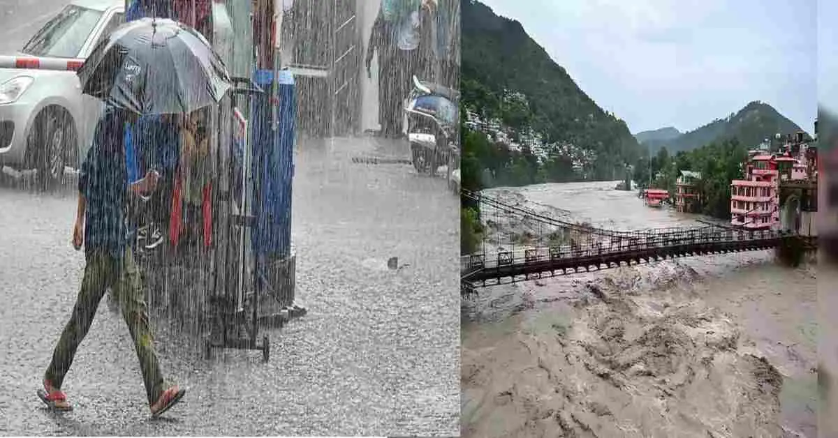 Uttarakhand mausam update: uttarakhand weather today rain alert update 9 district heavy barish forecast
