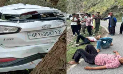 Dehradun car Accident today: tourist car fell into ditch in kalsi vikasnagar sahiya road 2 died on the spot