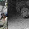 Nainital Kaladhungi breaking news: Major Accident Averted After Moving Bus Loses Both Rear Wheels