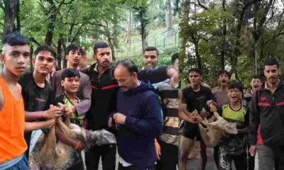Ranikhet News Today: Lalit Bisht and Team Rescue Jackal Trapped in Plastic Jar After Three Days