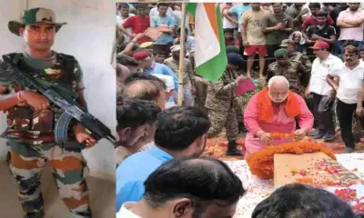 Indian Army news today: Kumaon Regiment soldier Janeshwar Prajapati of merath martyr in Shimla Himachal Pradesh.