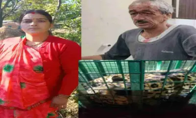 Champawat guldar attack today: leopard attack on suresh Pandey simlta village daughter kiran Pandey saved life