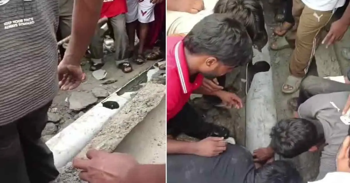 Dehradun news today: Six-year-old child arman died getting stuck in a pipe in vikasnagar Dehradun breaking.