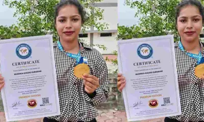 Uttarakhand news: Mudrika Khushi Gururani Haldwani passed NTO national technical officer exam world record boxing.
