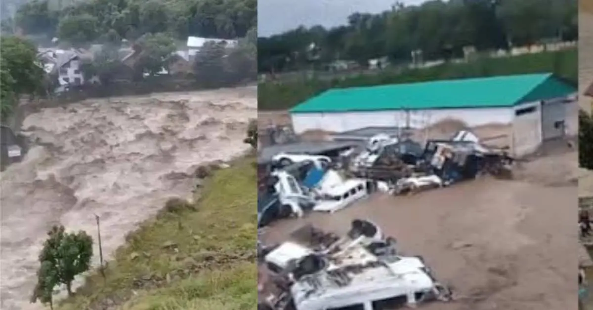 Jammu Kashmir cloud burst: poonch kistwar landslide flood cloudburst 11 died till now DevBhoomi darshan breaking.