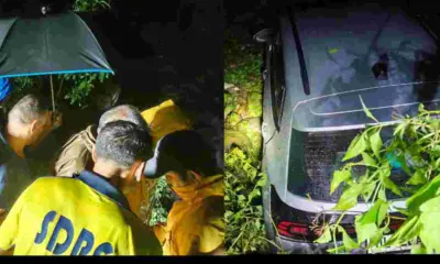 Uttarakhand Champawat News Tanakpur Accident: Car Skids Off Road into Gorge During Rain, All Occupants Safe