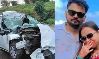Car Accident today: Newly married husband wife died truck Accident Mukesh Chaudhary family udaypur Rajasthan.