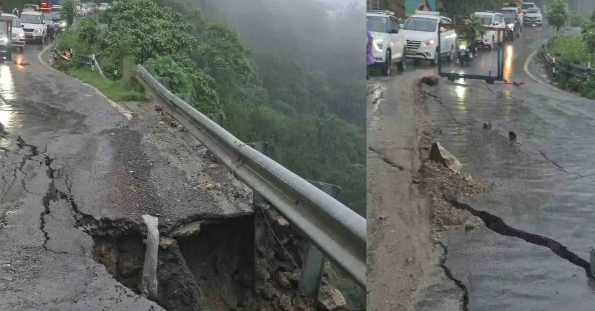 Dehradun mussoorie road closed: dehradun breaking news today mussoorie road closed due to landslide rain