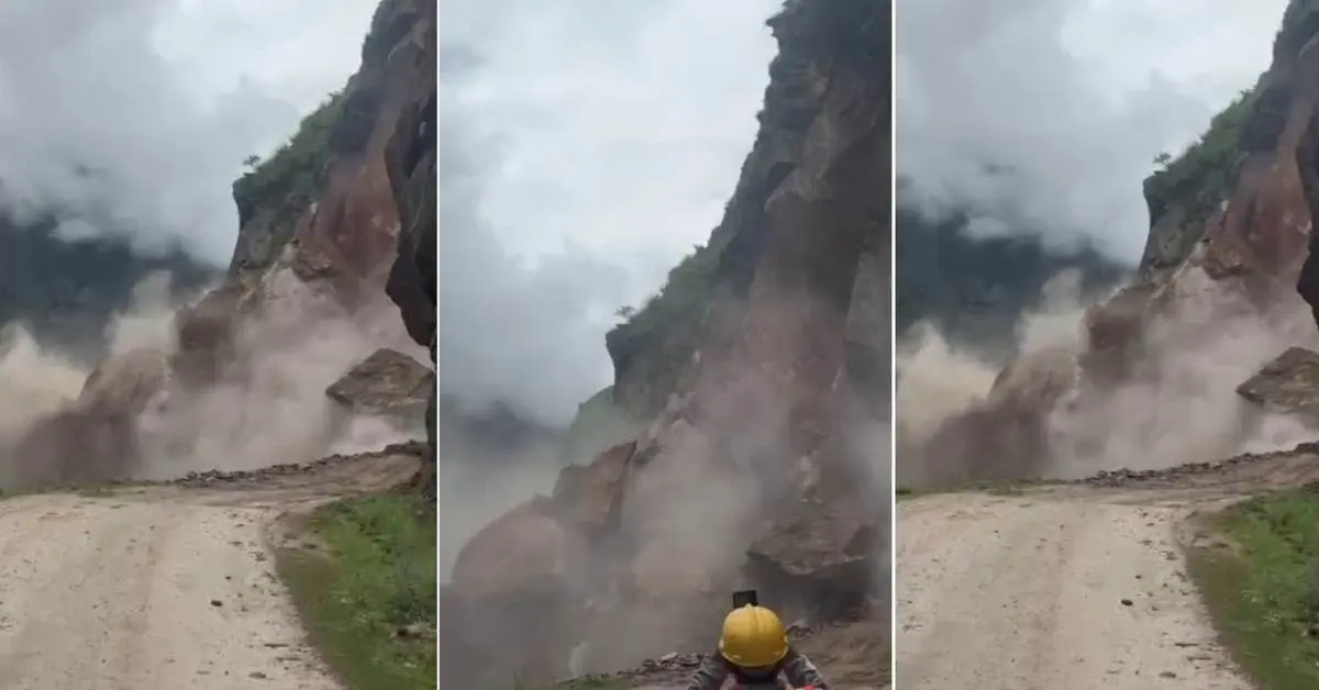 Pithoragarh landslide today: rain alert Dharchula Tanakpur tawaghat Road closed boulder fell uttarakhand