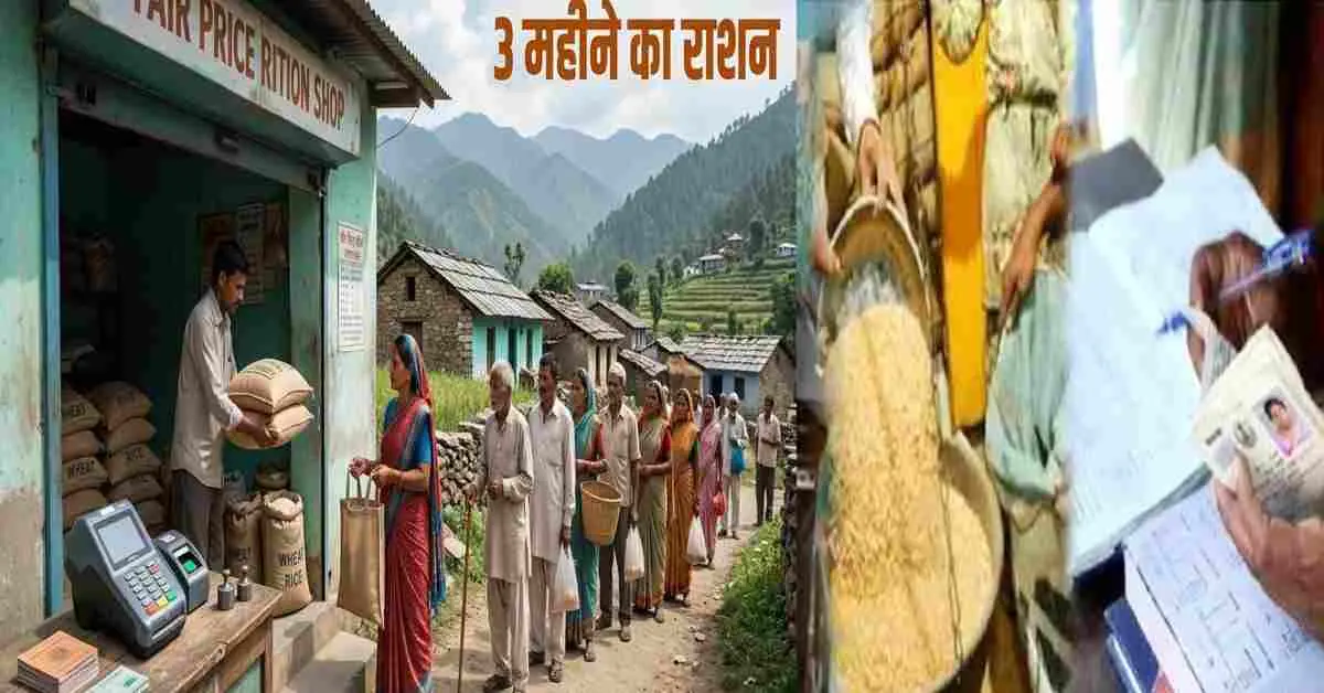 Uttarakhand Ration news today: Collect 3 months rations using your card till July 31 from fair price shop.