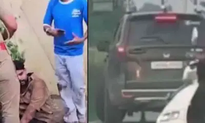 Udham Singh Nagar news today Gadarpur Shooting: Car Falls into Drain While Escaping Gunfire