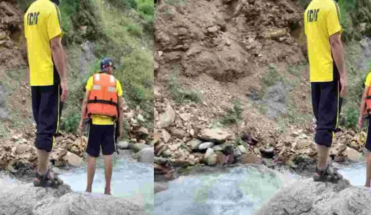 Uttarkashi News live: 18-Year-Old Anmol Joshi Swept Away While Bathing in Varuna River, Search Operation