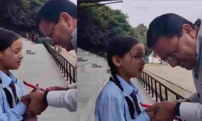 Uttarakhand: CM Pushkar Singh Dhami's Heartwarming Interaction With Schoolgirl Goes video Viral After