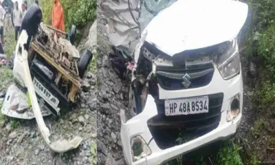 Chamba car Accident today: 5 died due to car fell into ditch chamba road Himachal Pradesh breaking news