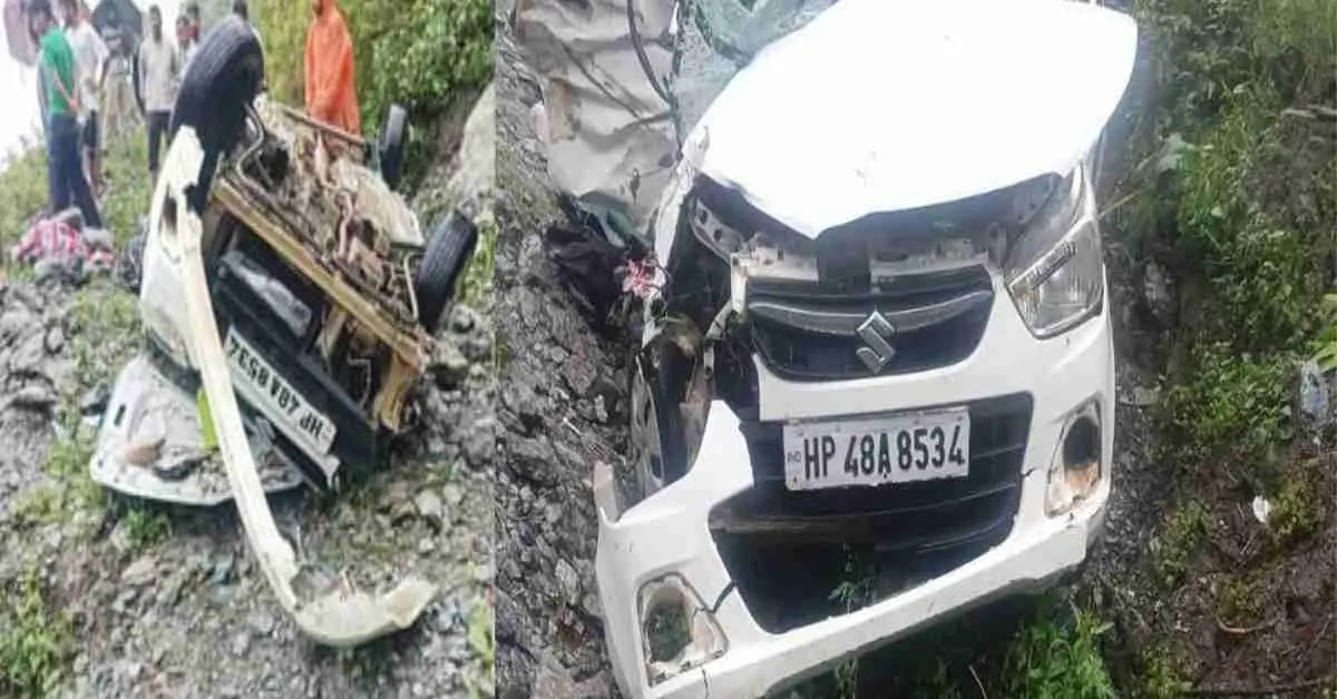 Chamba car Accident today: 5 died due to car fell into ditch chamba road Himachal Pradesh breaking news