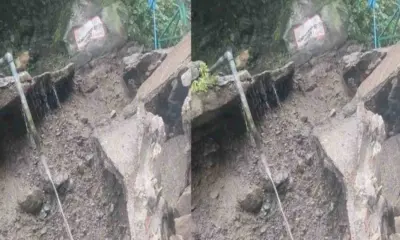Uttarkashi landslide news: Heavy rain alert landslide Uttarkashi; Yamunotri track route closed today uttarakhand.